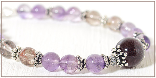 スーパーセブン＋アメジストエレスチャルブレスレット | 2012年9月28日