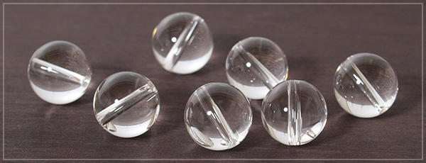 水晶12ミリ玉ペンダントトップ