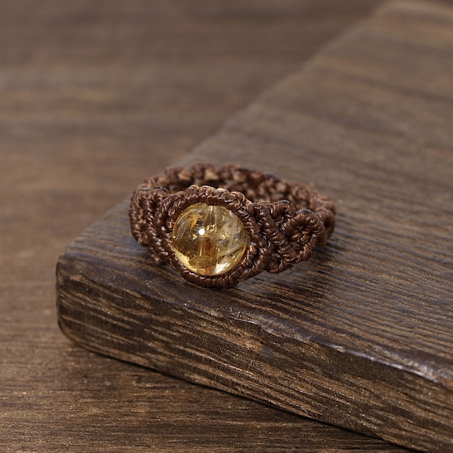 【限定】シトリンマクラメリング