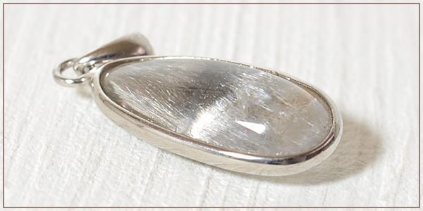 プラチナルチルクォーツsilver925ペンダントトップNo.2