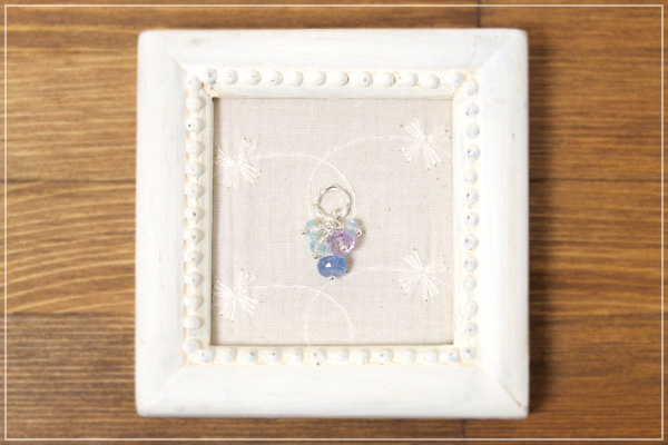 紫陽花silver925プチペンダントトップ